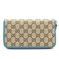 Gucci GG Logo Guccissima Long Zippy Organizer Wallet