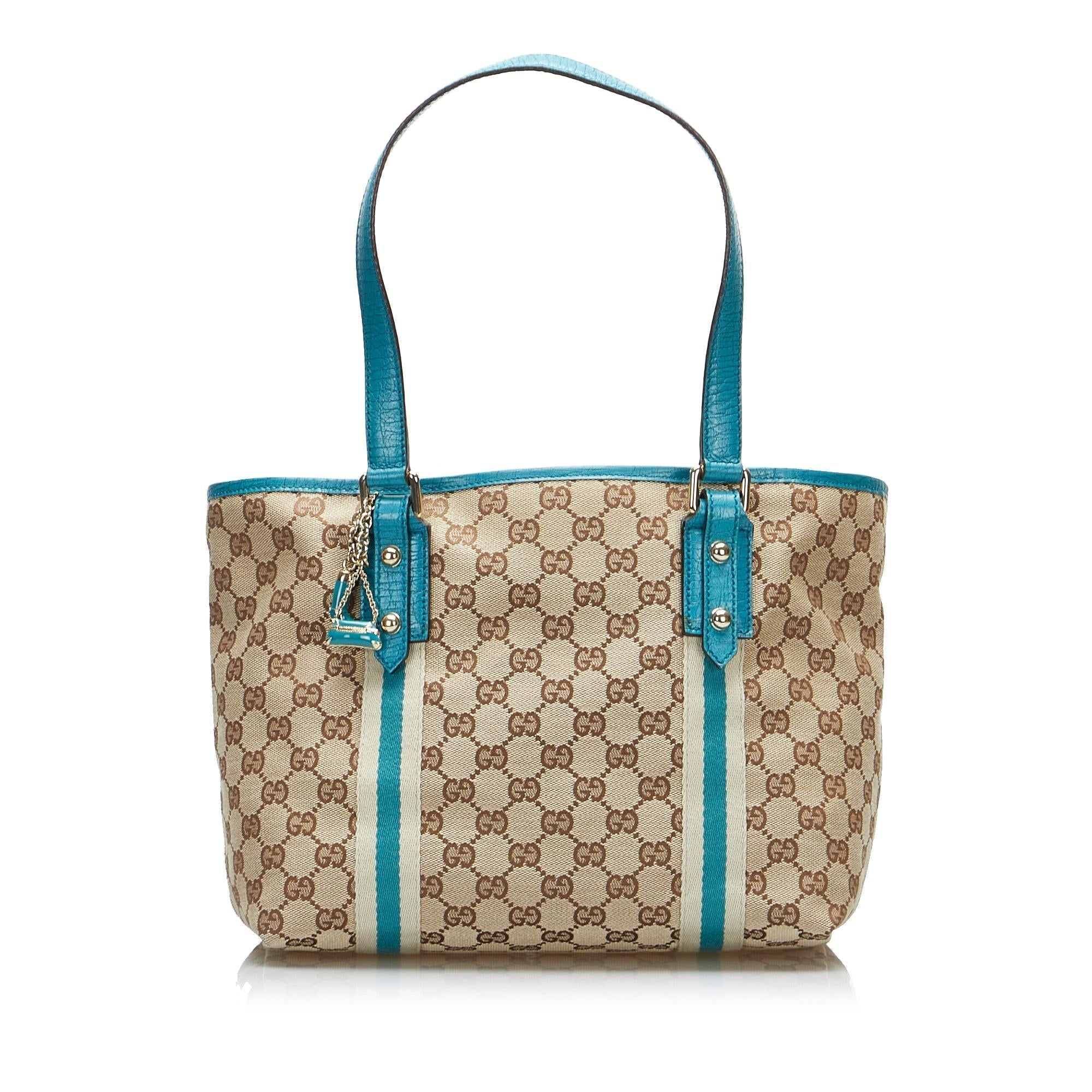Gucci Gg Canvas Jolicoeur Tote Bag (SHG-gvdVP0)