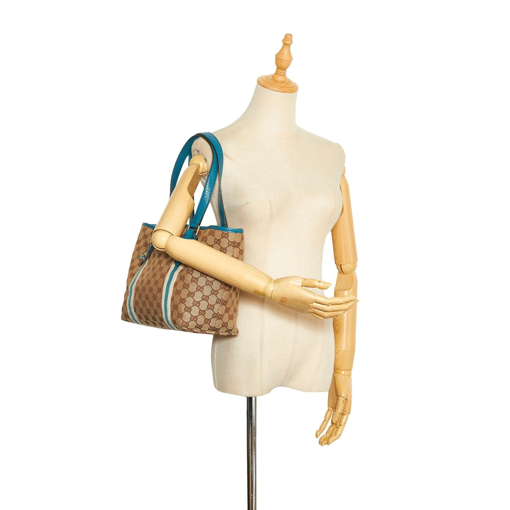 Gucci Gg Canvas Jolicoeur Tote Bag (SHG-gvdVP0)