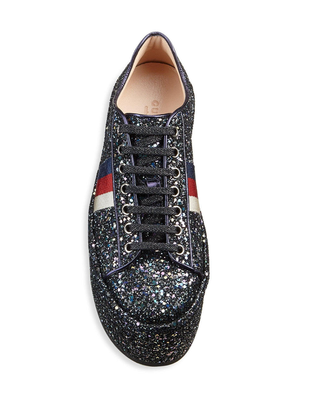 GUCCI Peggy Glitter Platform Sneakers