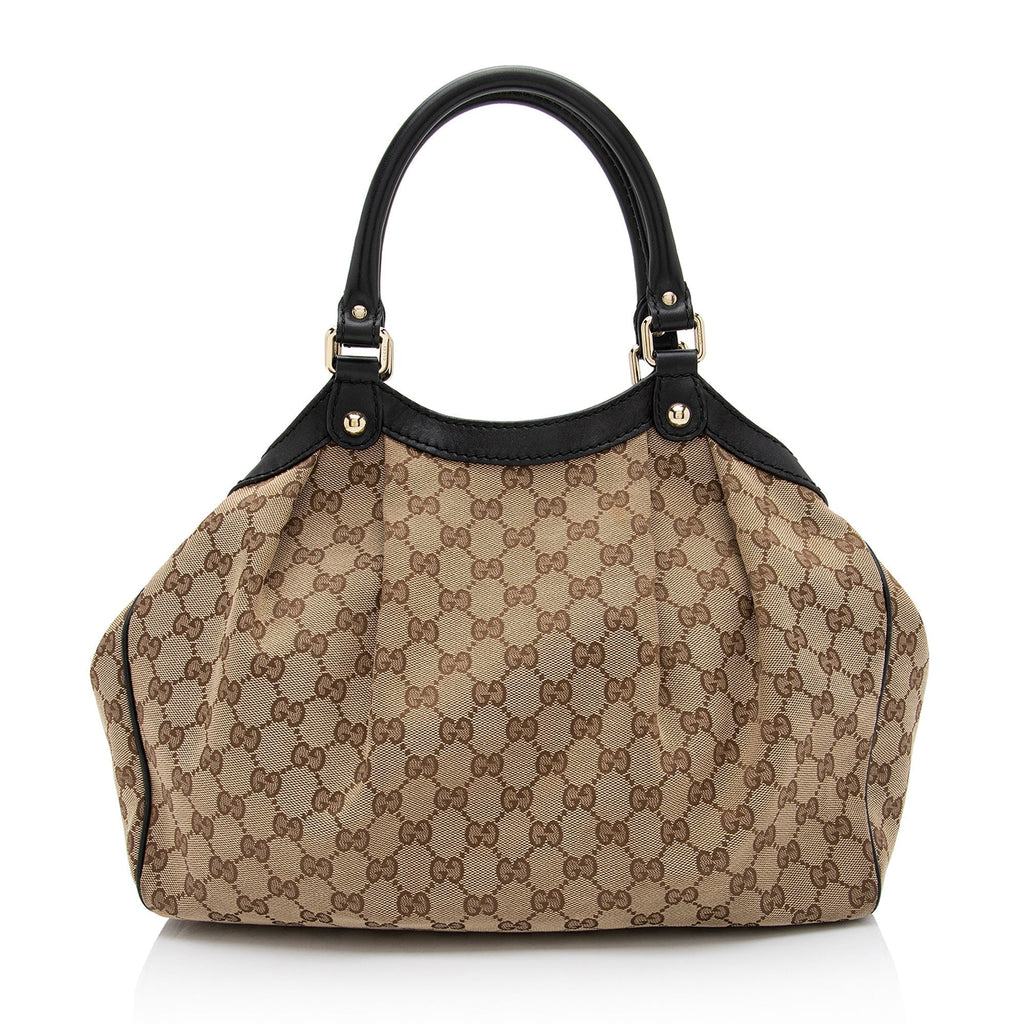 Gucci GG Canvas Sukey Medium Tote (SHF-VHUhKL)
