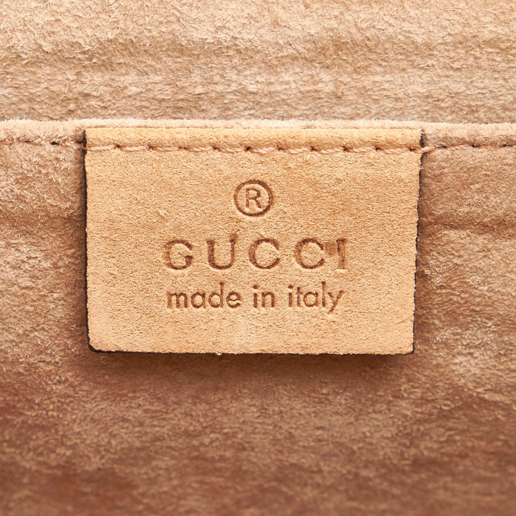 Gucci Guccissima Patent Leather Mayfair Shoulder Bag (SHG-33152)