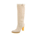 Gucci Guccissima Suede & Shearling Boots