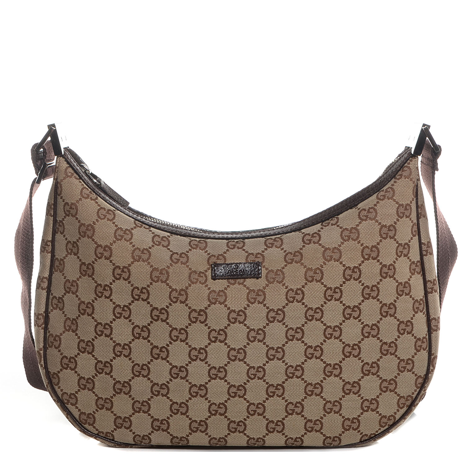Gucci GG Monogram Half Moon Crescent Messenger Bag