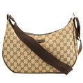 Gucci GG Monogram Half Moon Crescent Messenger Bag