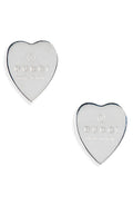 GUCCI HEART STUD EARRINGS