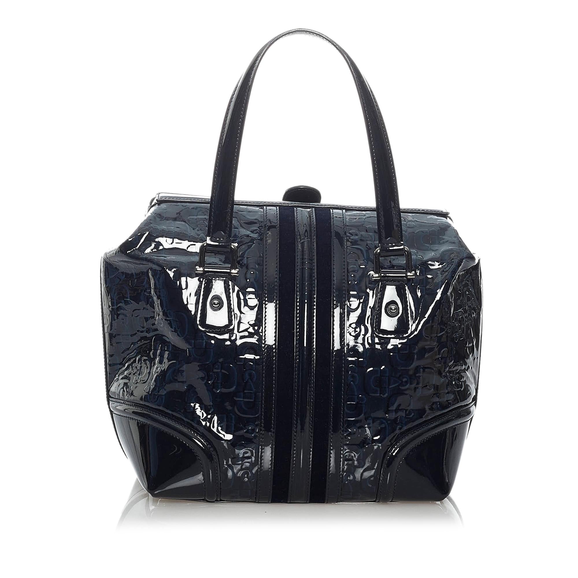 Gucci Horsebit Treasure Patent Leather Handbag (SHG-29752)