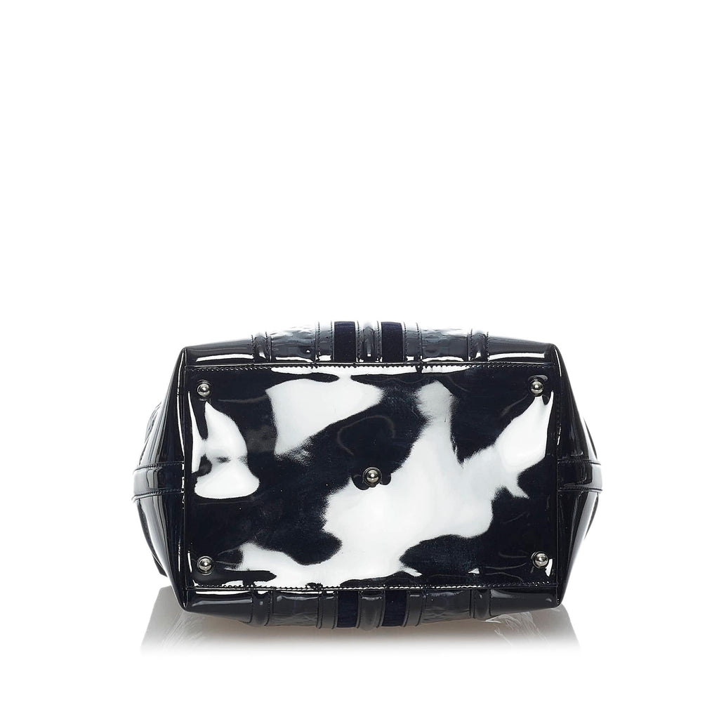 Gucci Horsebit Treasure Patent Leather Handbag (SHG-29752)