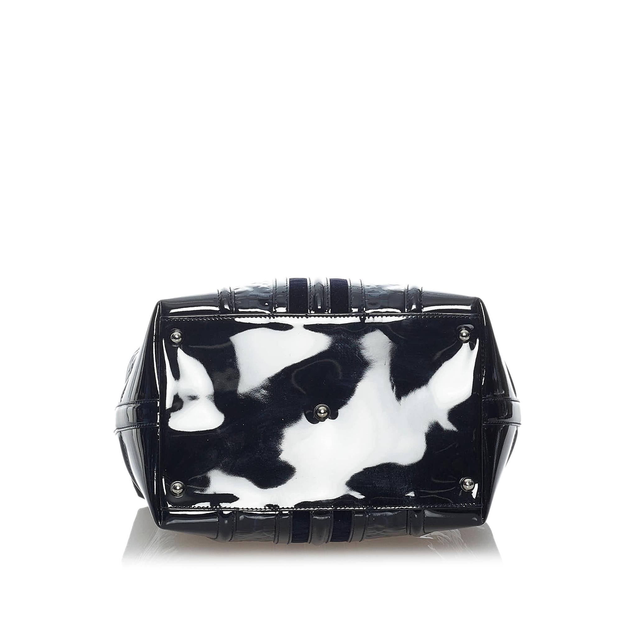 Gucci Horsebit Treasure Patent Leather Handbag (SHG-29752)