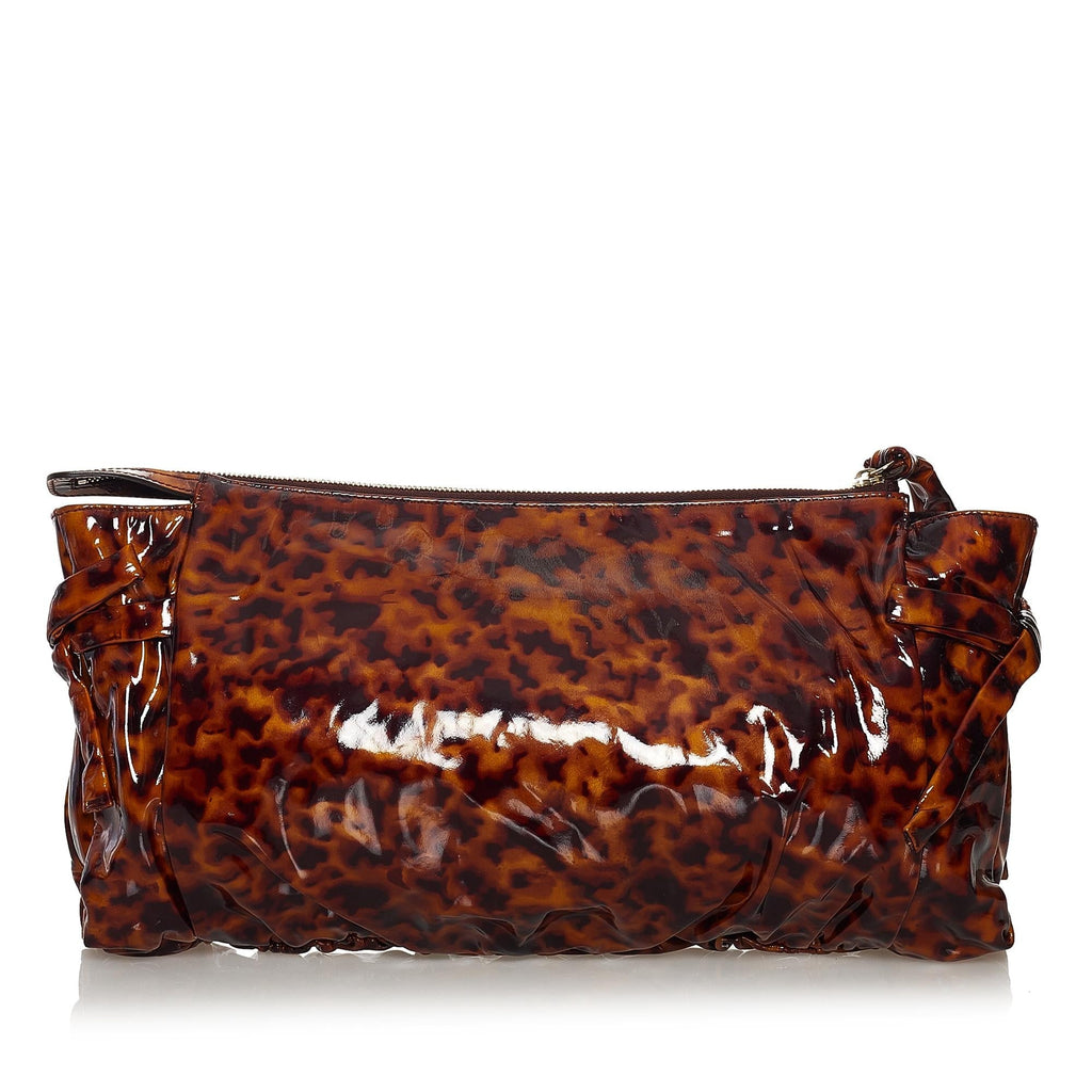 Gucci Hysteria Patent Leather Clutch Bag (SHG-32806)