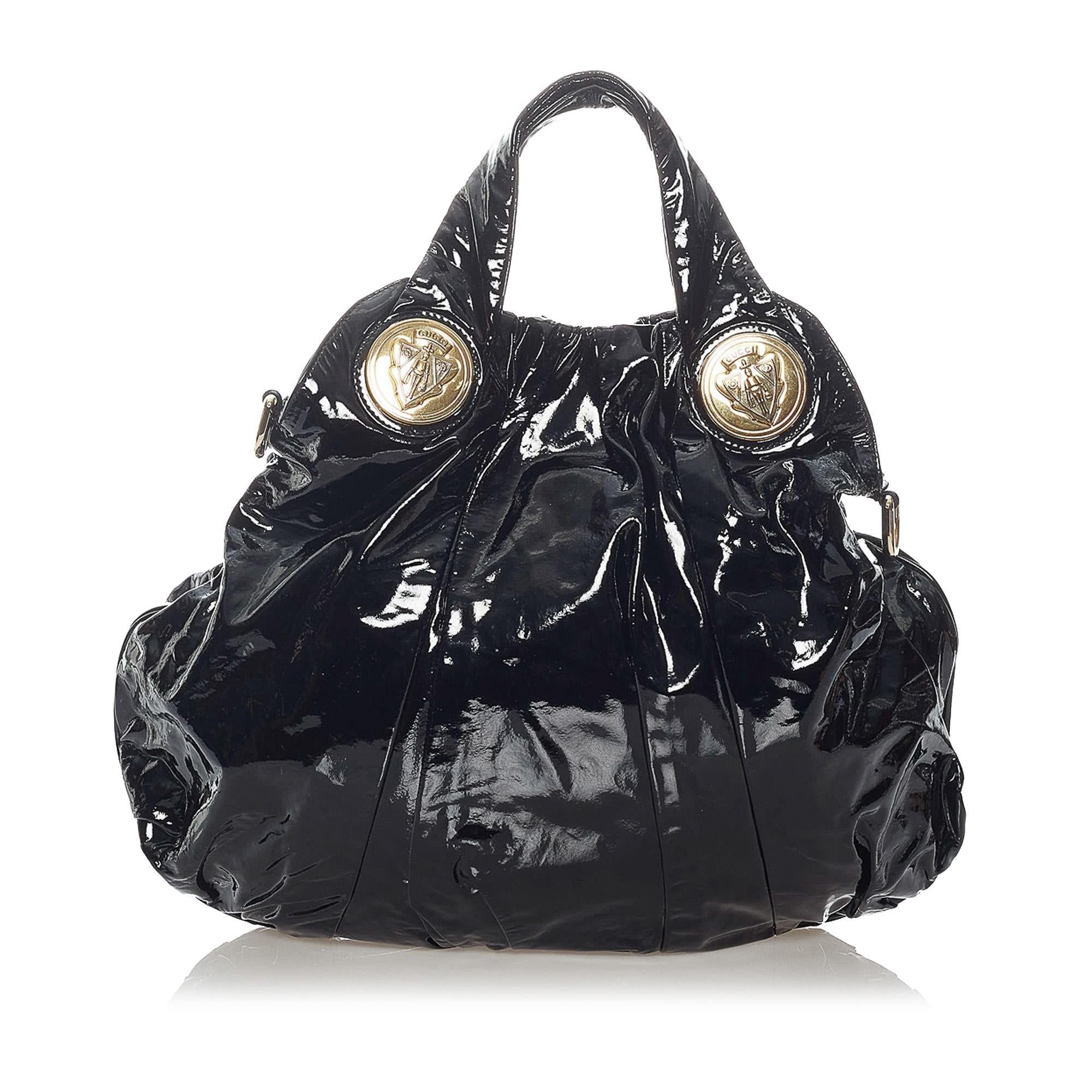 Gucci Hysteria Patent Leather Satchel (SHG-30806)