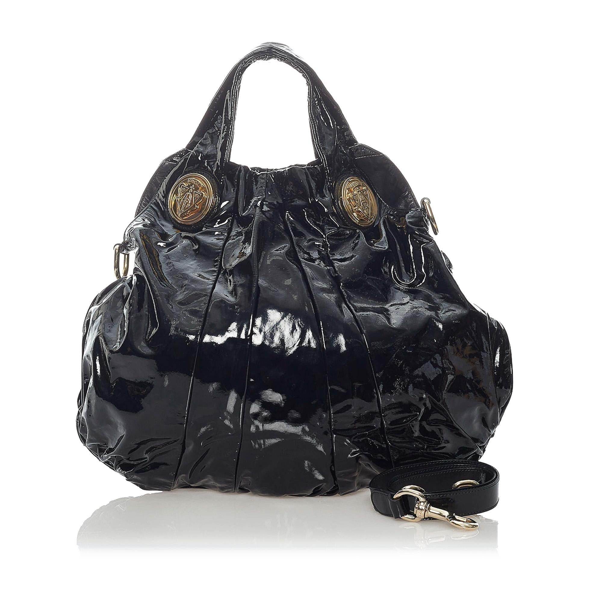 Gucci Hysteria Patent Leather Satchel (SHG-30806)