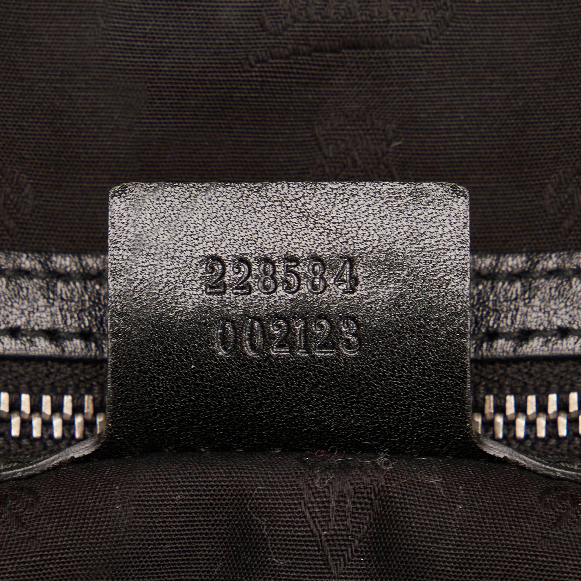 Gucci Icon Bit Patent Leather Hobo Bag (SHG-31901)