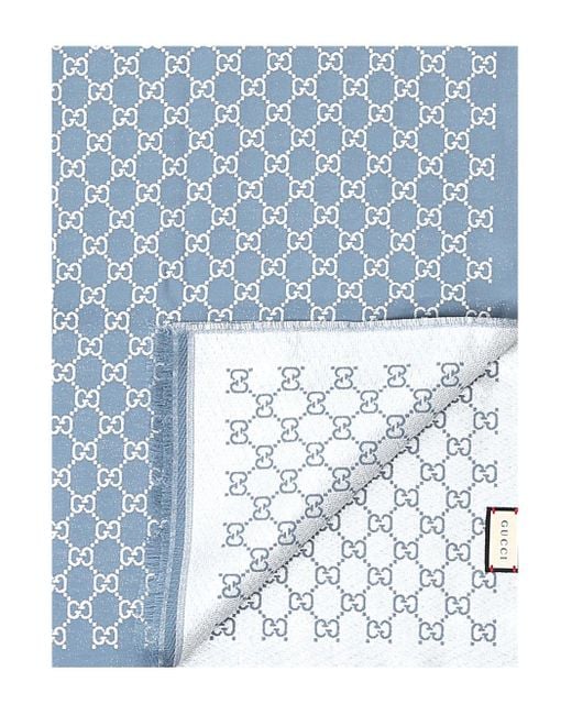 GUCCI GG  Lamé JACQUARD SHAWL