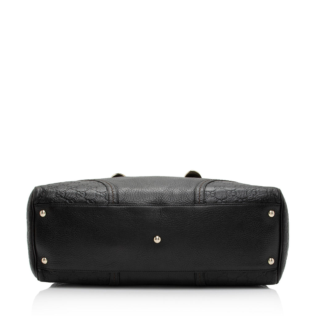 Gucci Leather Signoria Medium Tote (SHF-i1L2KK)