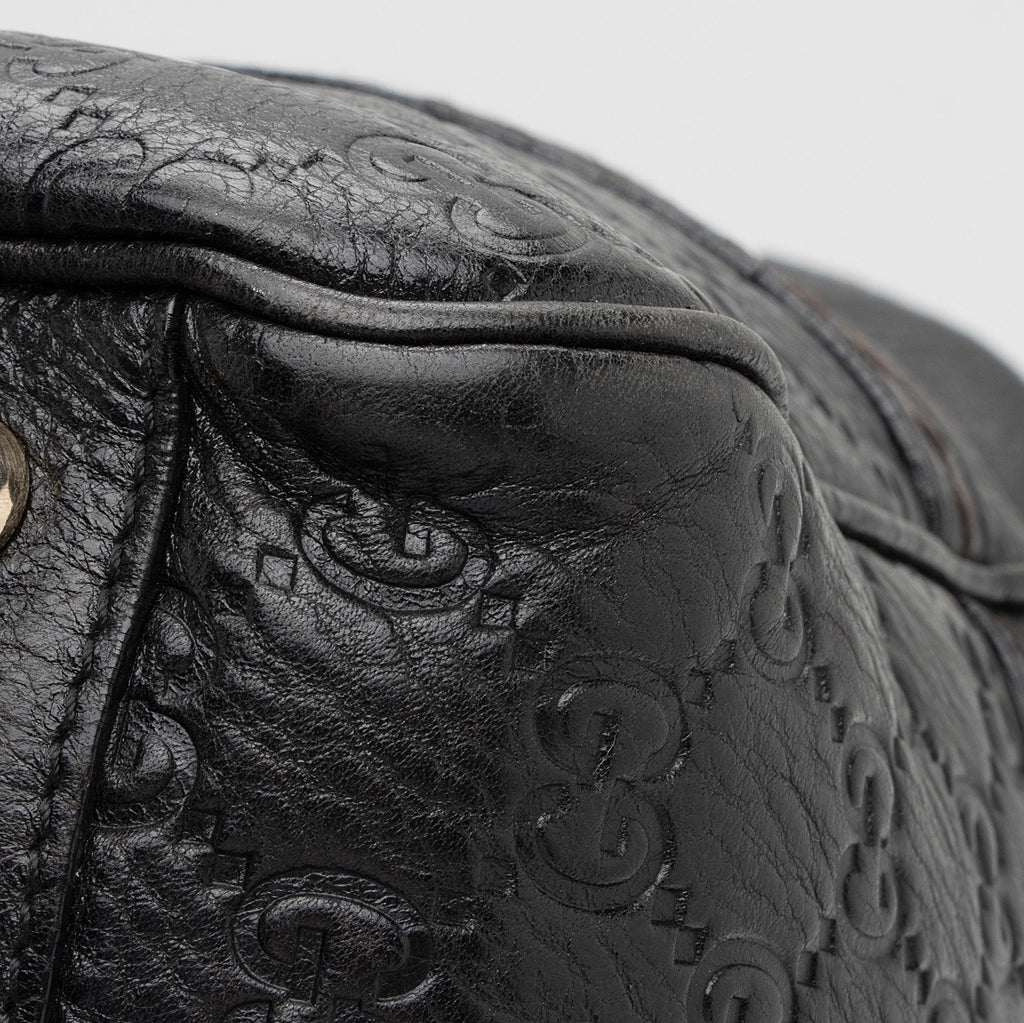 Gucci Leather Signoria Medium Tote (SHF-i1L2KK)