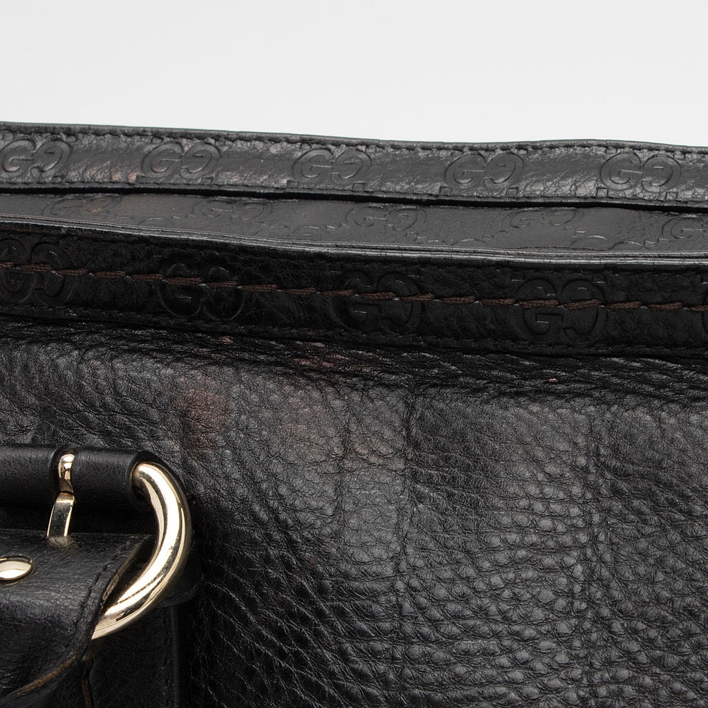 Gucci Leather Signoria Medium Tote (SHF-i1L2KK)