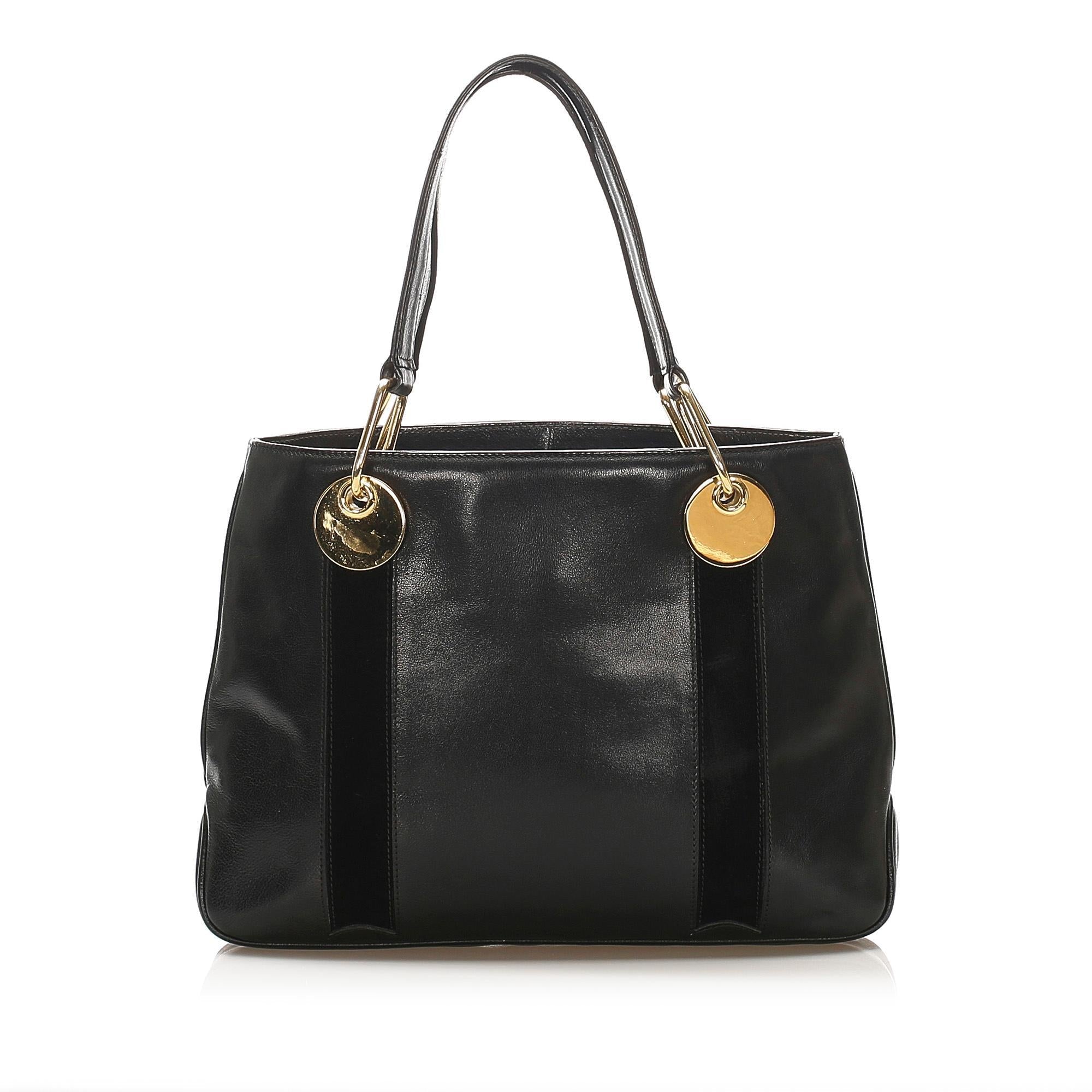 Gucci Leather Tote Bag (SHG-15196)