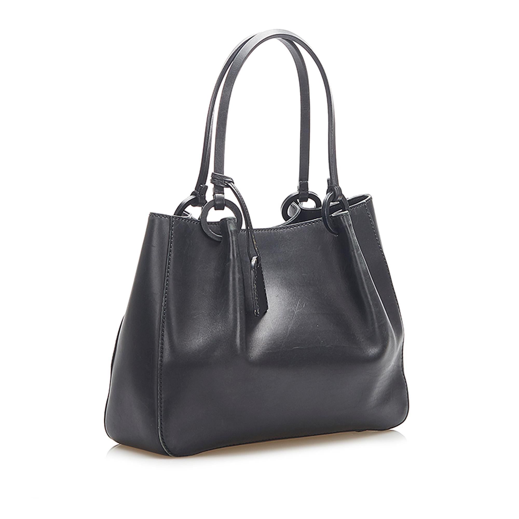 Gucci Leather Tote Bag (SHG-17837)