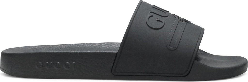 Gucci Logo Rubber Slide Sandal