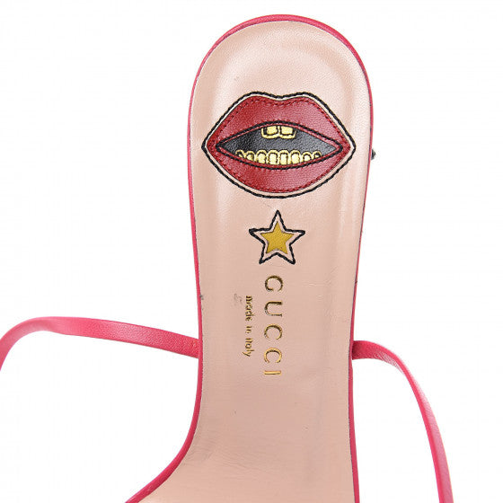 Gucci Malaga Crisscross Snake Sandals