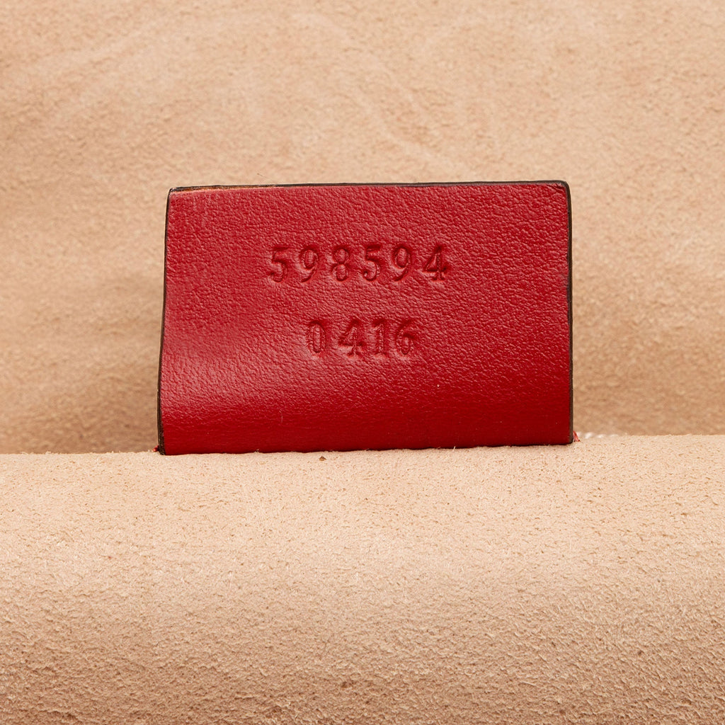 Gucci Matelasse Leather GG Marmont Round Mini Backpack (SHF-I7EvuE)