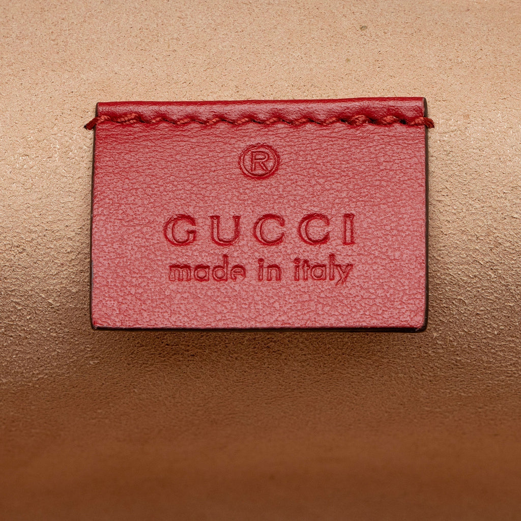 Gucci Matelasse Leather GG Marmont Round Mini Backpack (SHF-I7EvuE)