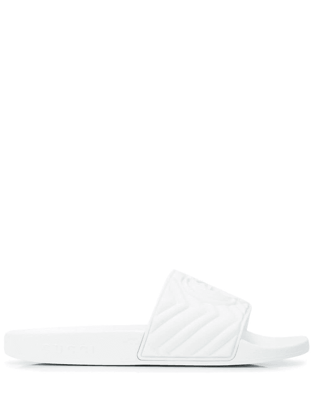GUCCI GG MATELASSÉ SLIDE SANDAL