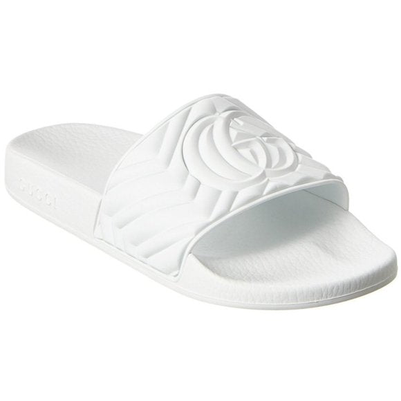 GUCCI GG MATELASSÉ SLIDE SANDAL