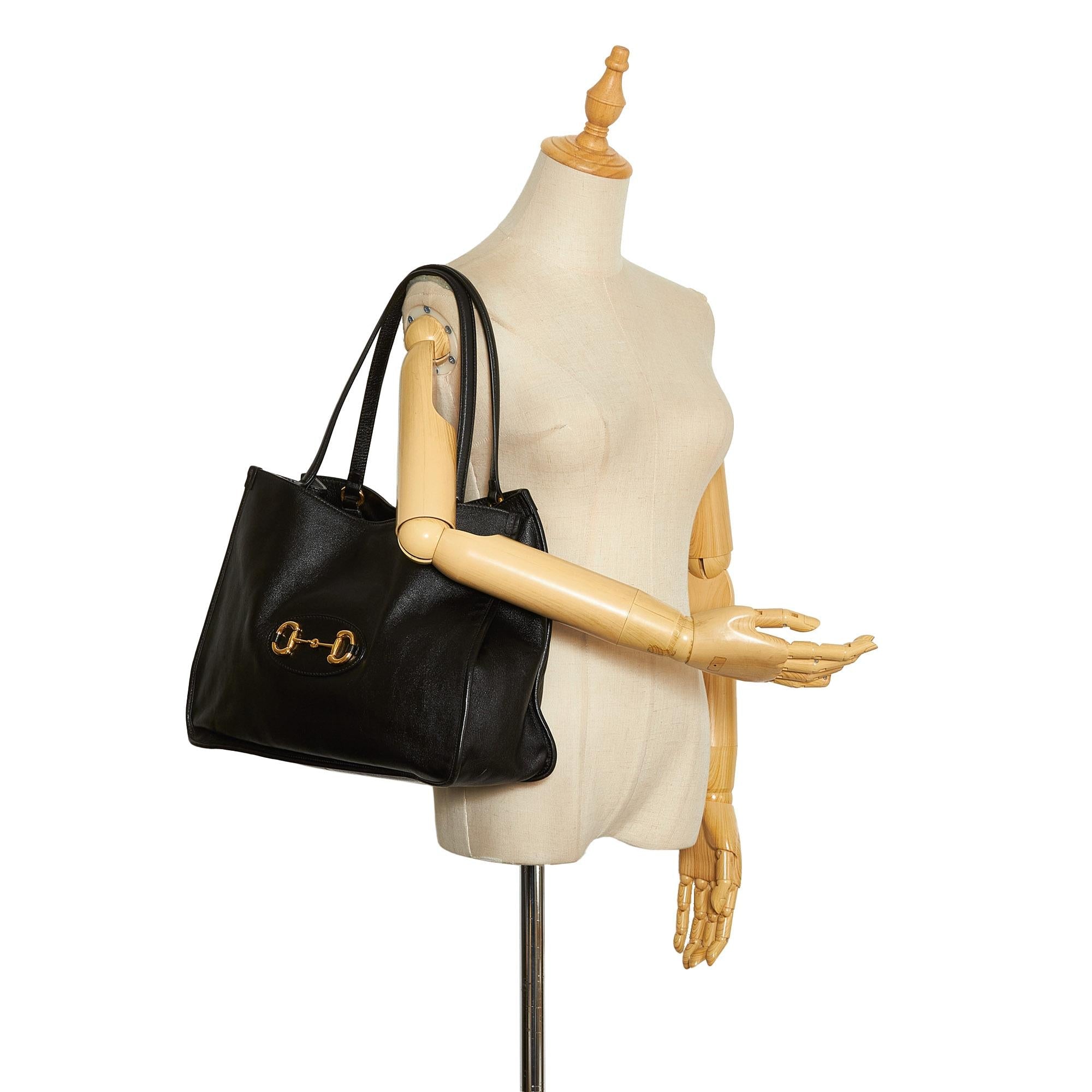 Gucci Medium Horsebit 1955 Tote Bag (SHG-icESM0)