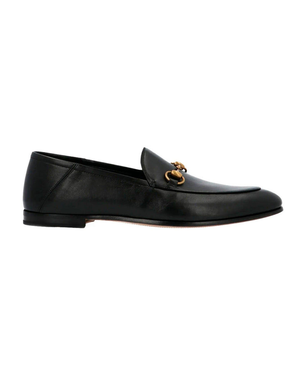 GUCCI MEN'S BRIXTON LEATHER APRON TOE ANGELLO LOAFERS