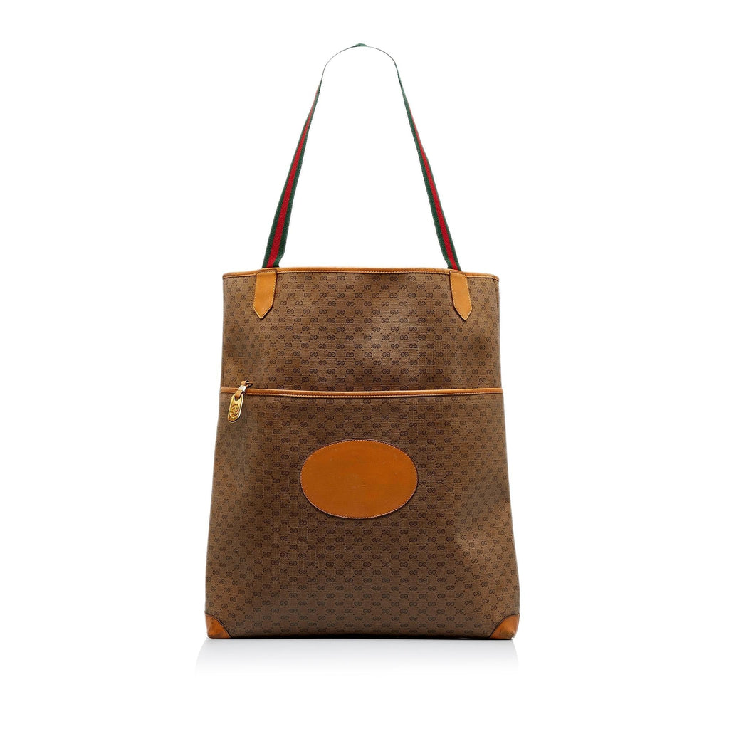 Gucci Micro GG Supreme Web Tote (SHG-wTF3Xd)