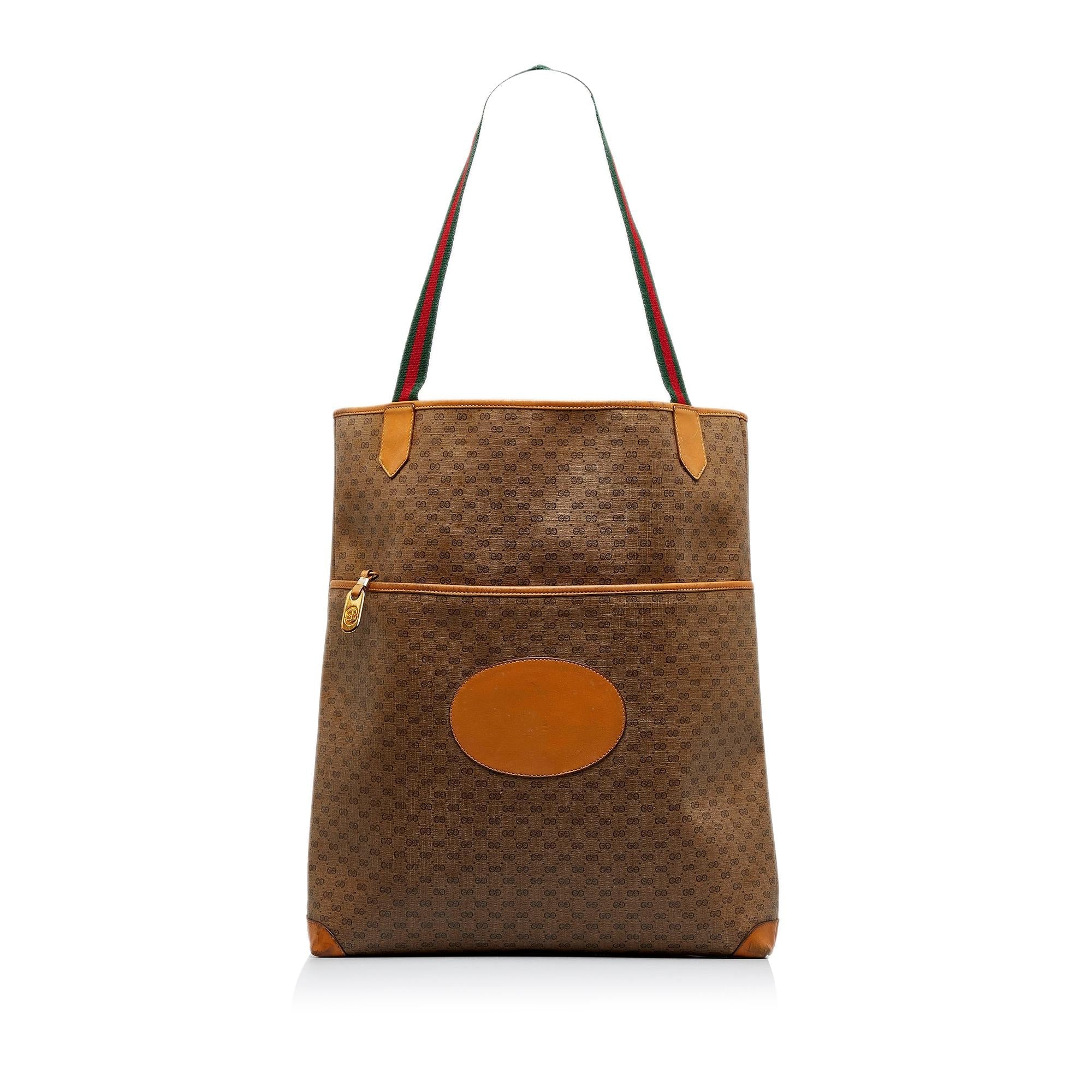 Gucci Micro GG Supreme Web Tote (SHG-wTF3Xd)