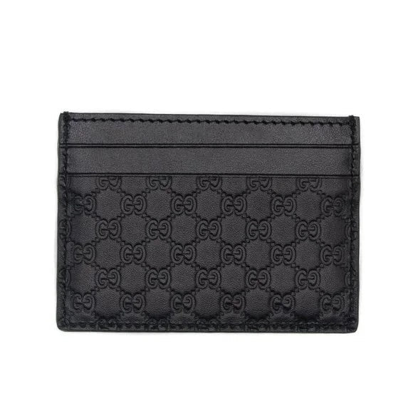 GUCCI MICROGUCCISIMA LEATHER CARD HOLDER