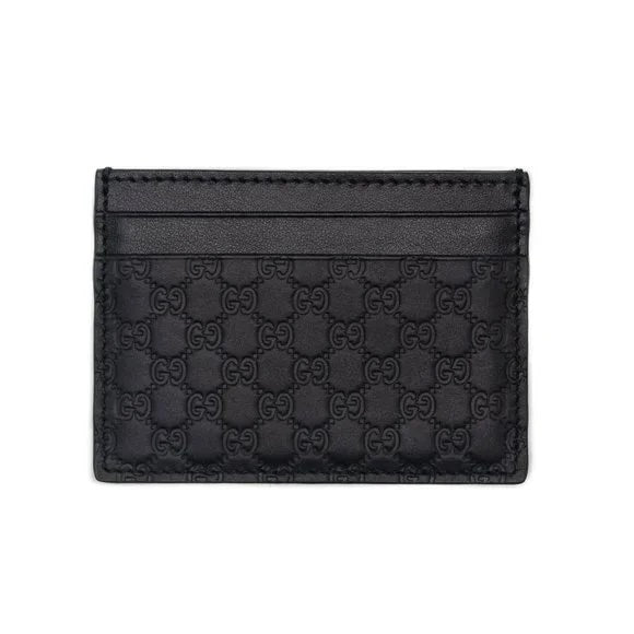GUCCI MICROGUCCISIMA LEATHER CARD HOLDER