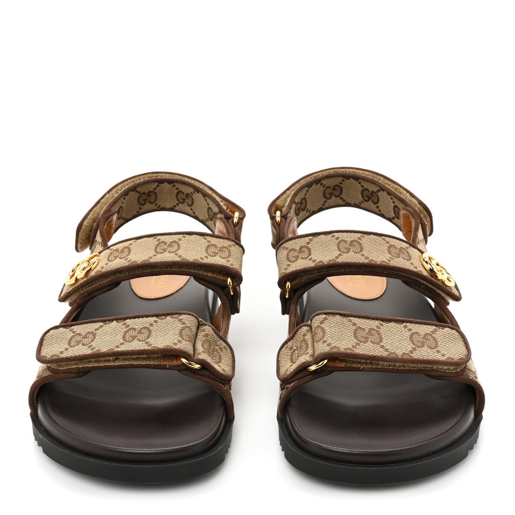GUCCI GG SUPREME MORITZ SANDALS