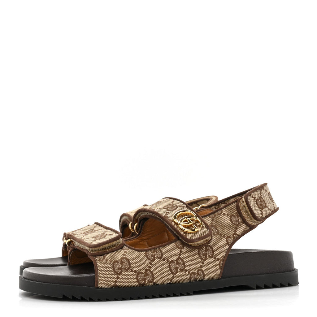 GUCCI GG SUPREME MORITZ SANDALS