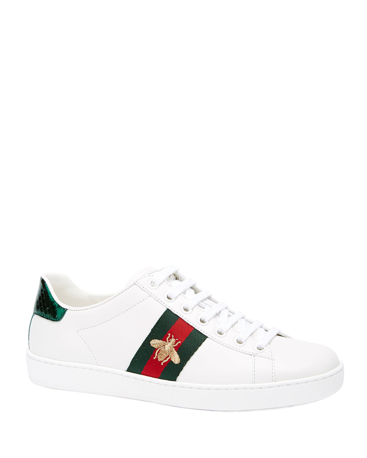 GUCCI NEW ACE BEE LOW-TOP SNEAKERS