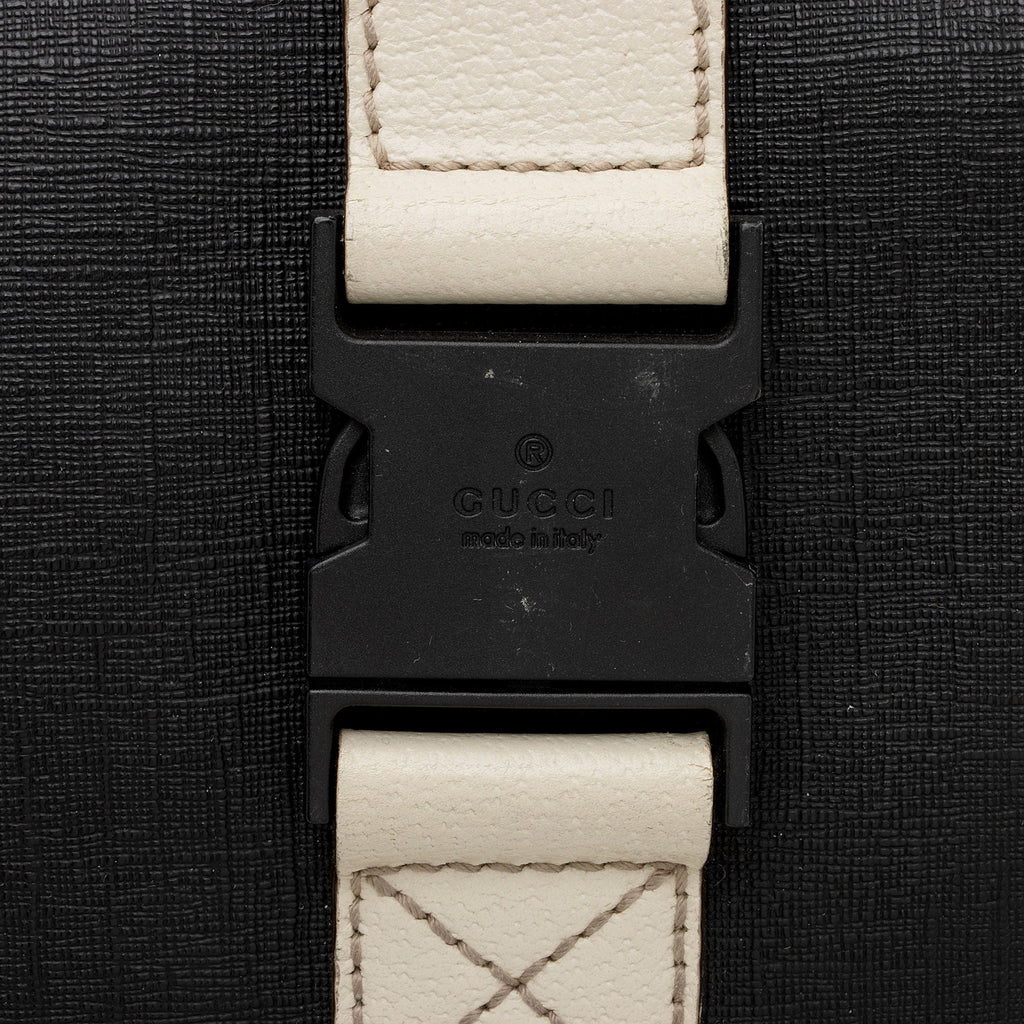 Gucci PVC Logo XL Shopper Tote (SHF-AJvk6R)