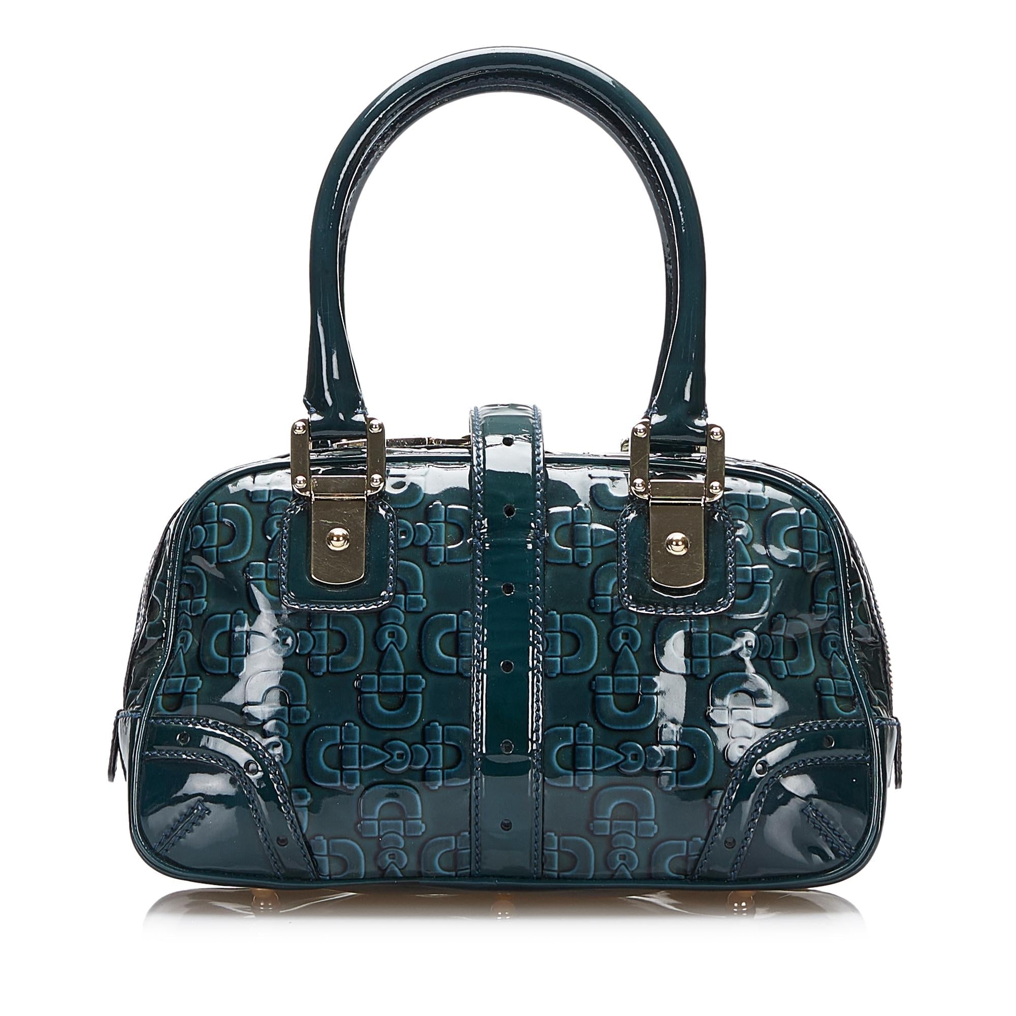 Gucci Patent Horsebit Handbag (SHG-eObUnw)