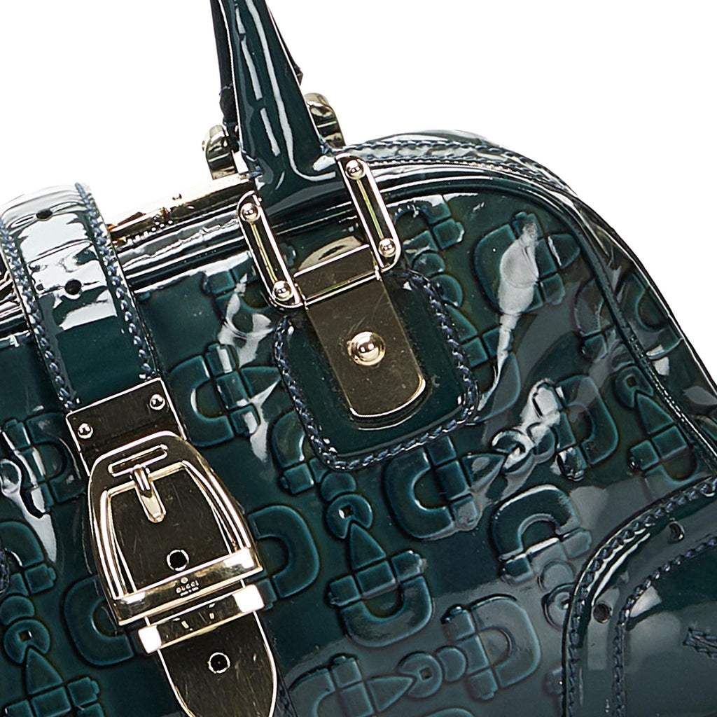 Gucci Patent Horsebit Handbag (SHG-eObUnw)