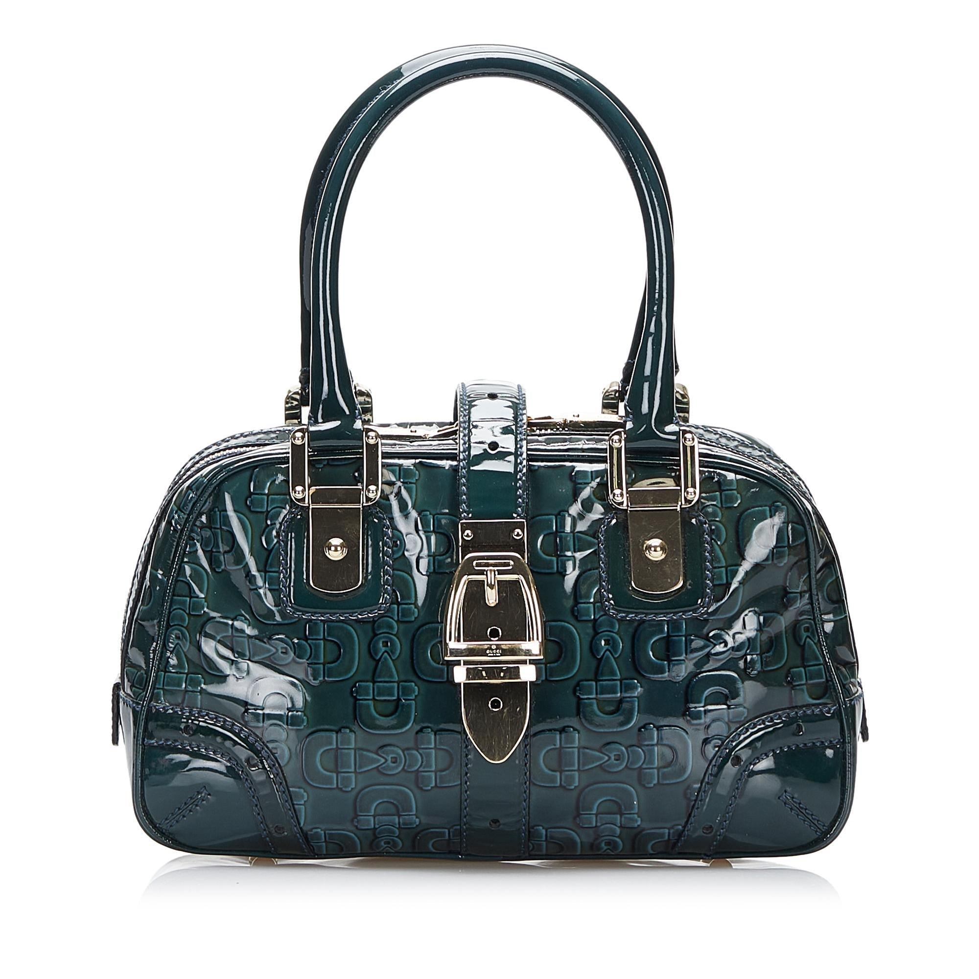 Gucci Patent Horsebit Handbag (SHG-eObUnw)