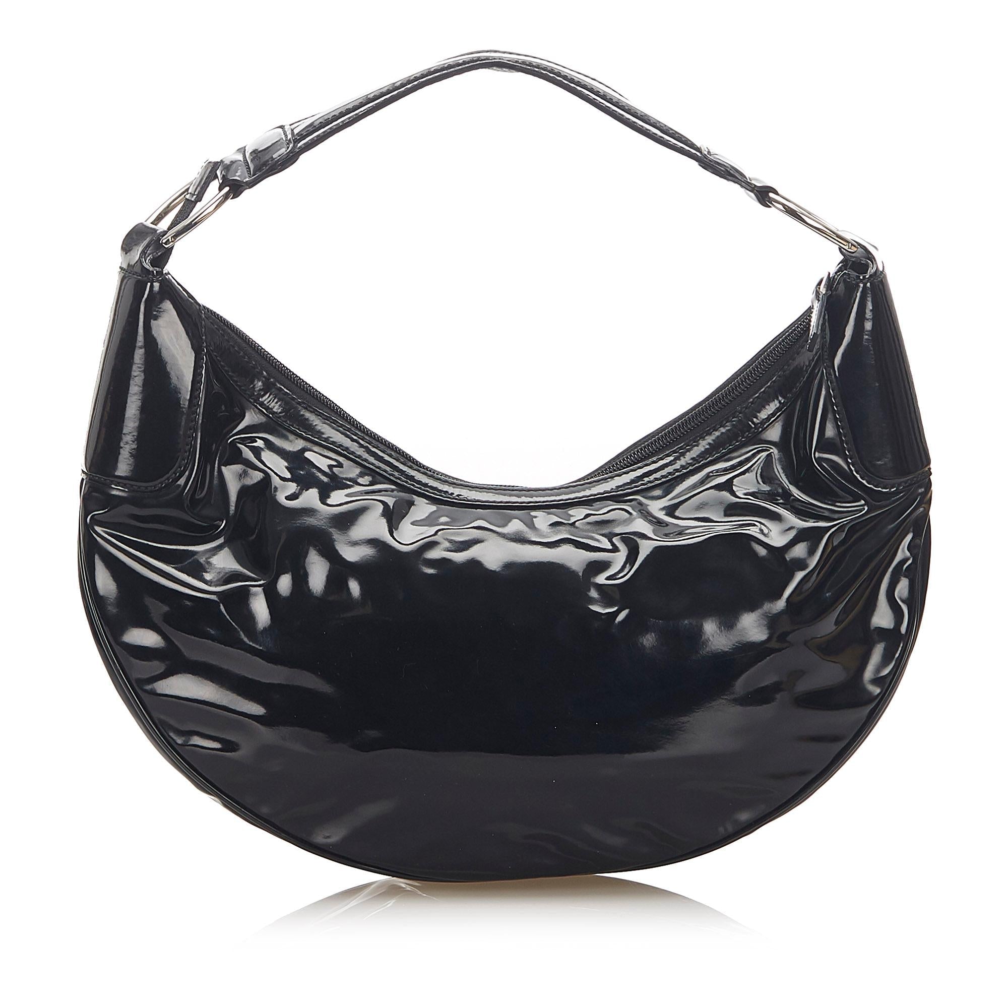 Gucci Patent Leather Hobo Bag (SHG-18215)