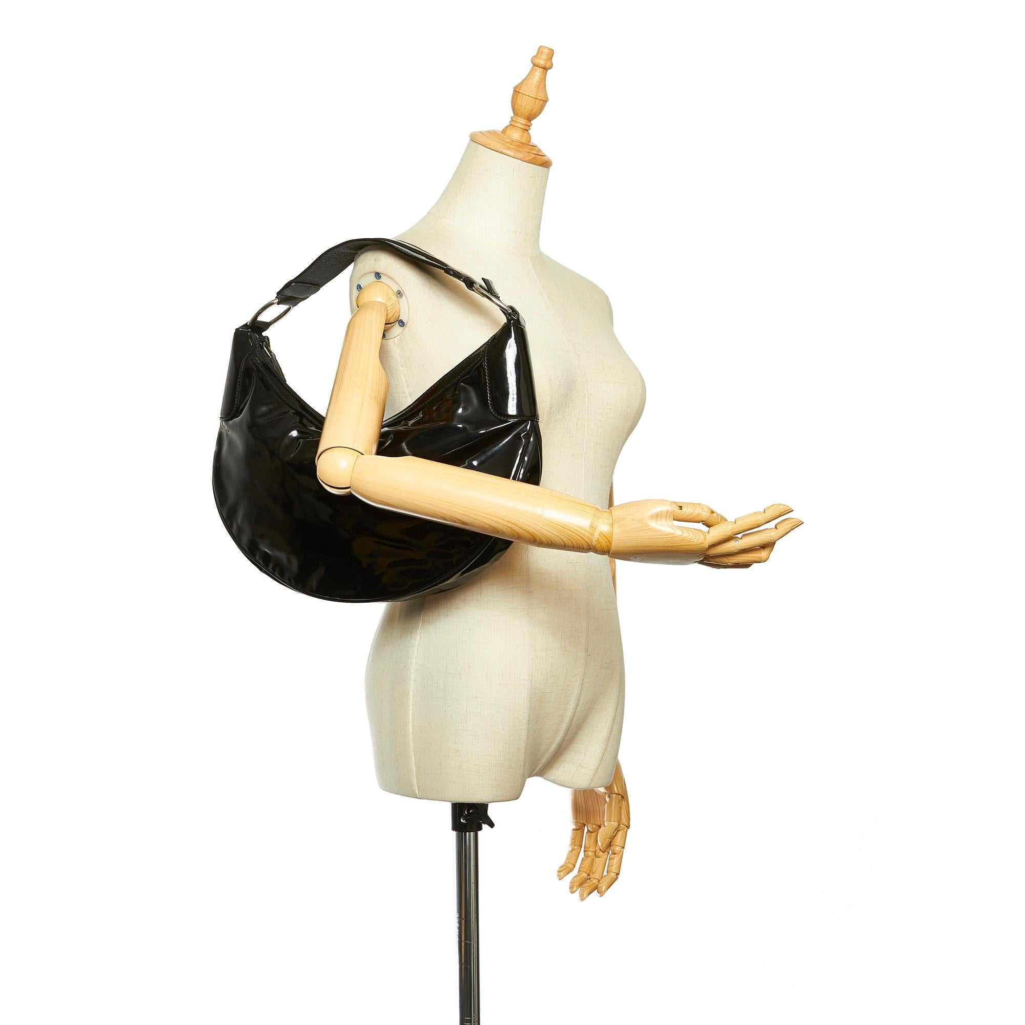 Gucci Patent Leather Hobo Bag (SHG-18215)