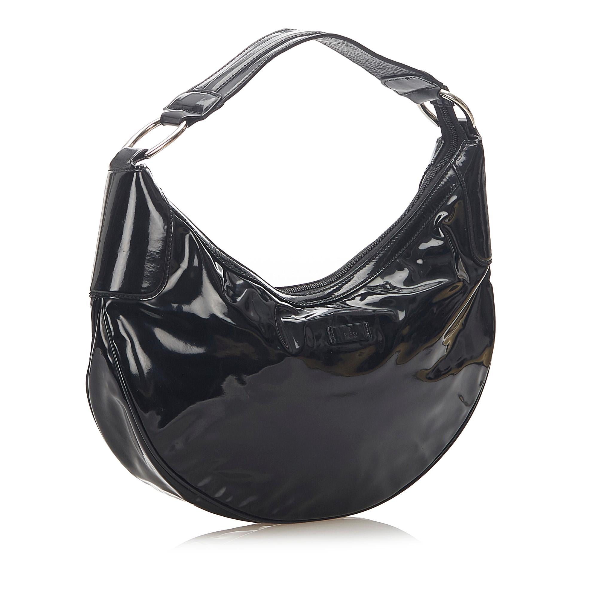 Gucci Patent Leather Hobo Bag (SHG-18215)