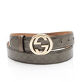 Gucci Patent Leather Microguccissima Interlocking G Narrow Belt - Size 40 / 100 (SHF-UcAdV9)