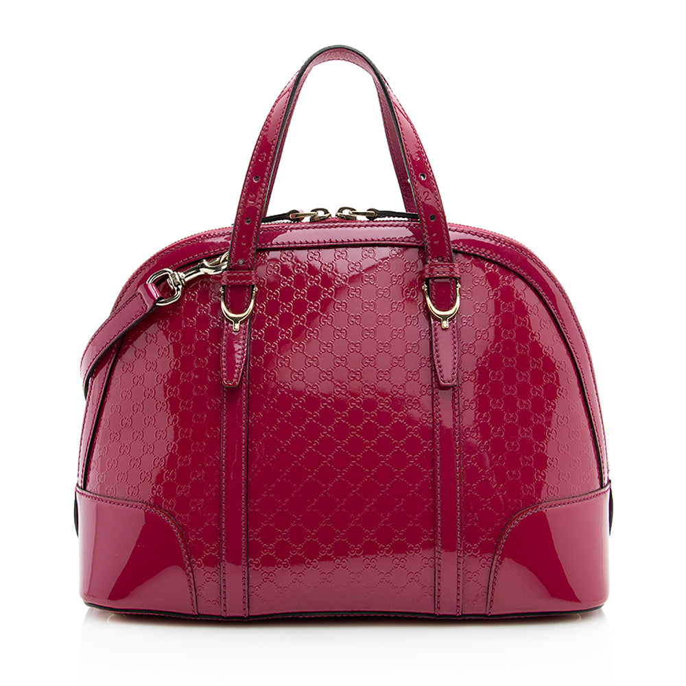 Gucci Microguccissima Patent Leather ]Nice Satchel (SHF-18853)