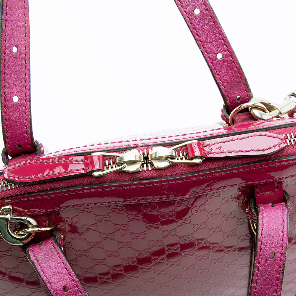 Gucci Microguccissima Patent Leather ]Nice Satchel (SHF-18853)