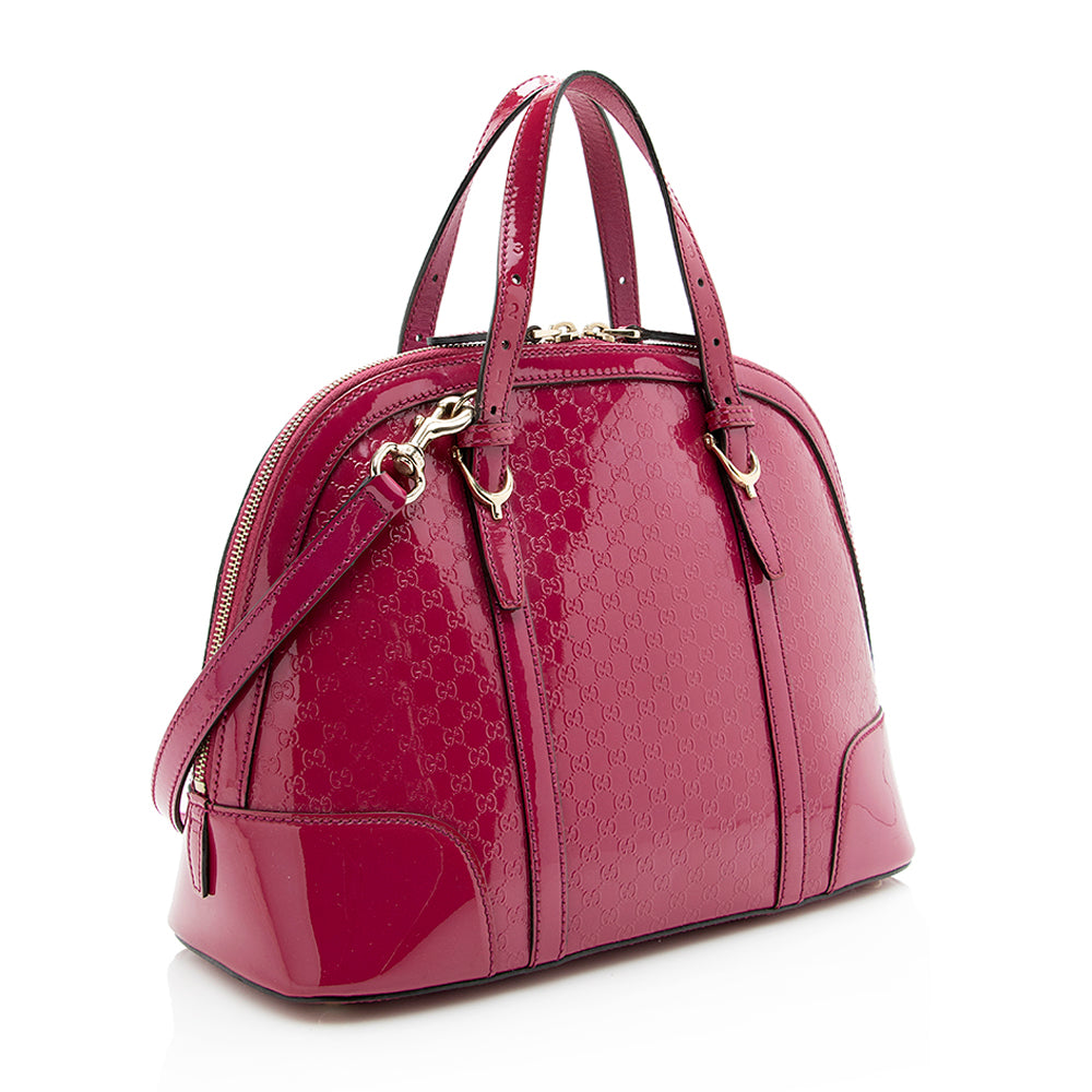 Gucci Microguccissima Patent Leather ]Nice Satchel (SHF-18853)