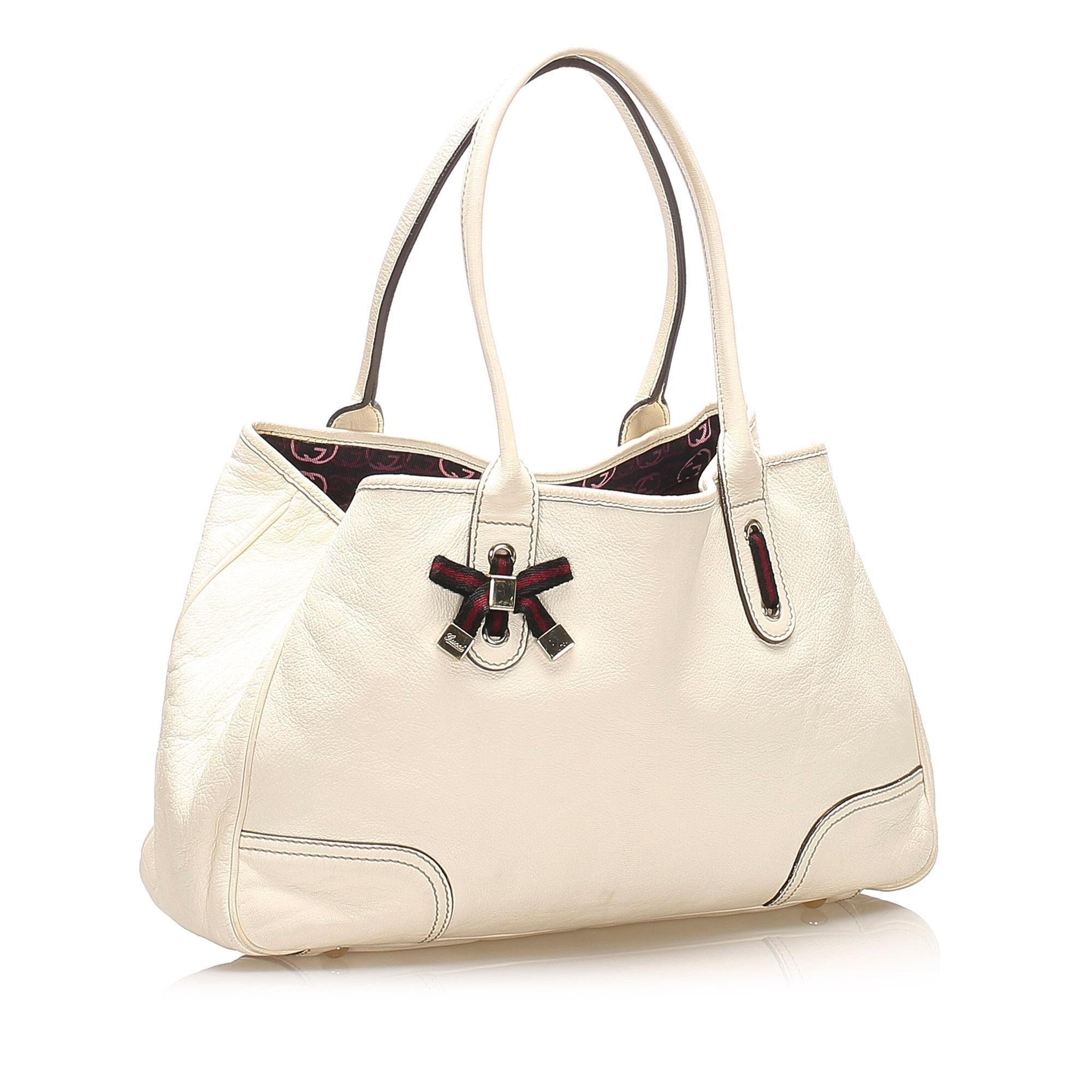 Gucci Princy Leather Tote Bag (SHG-14996)